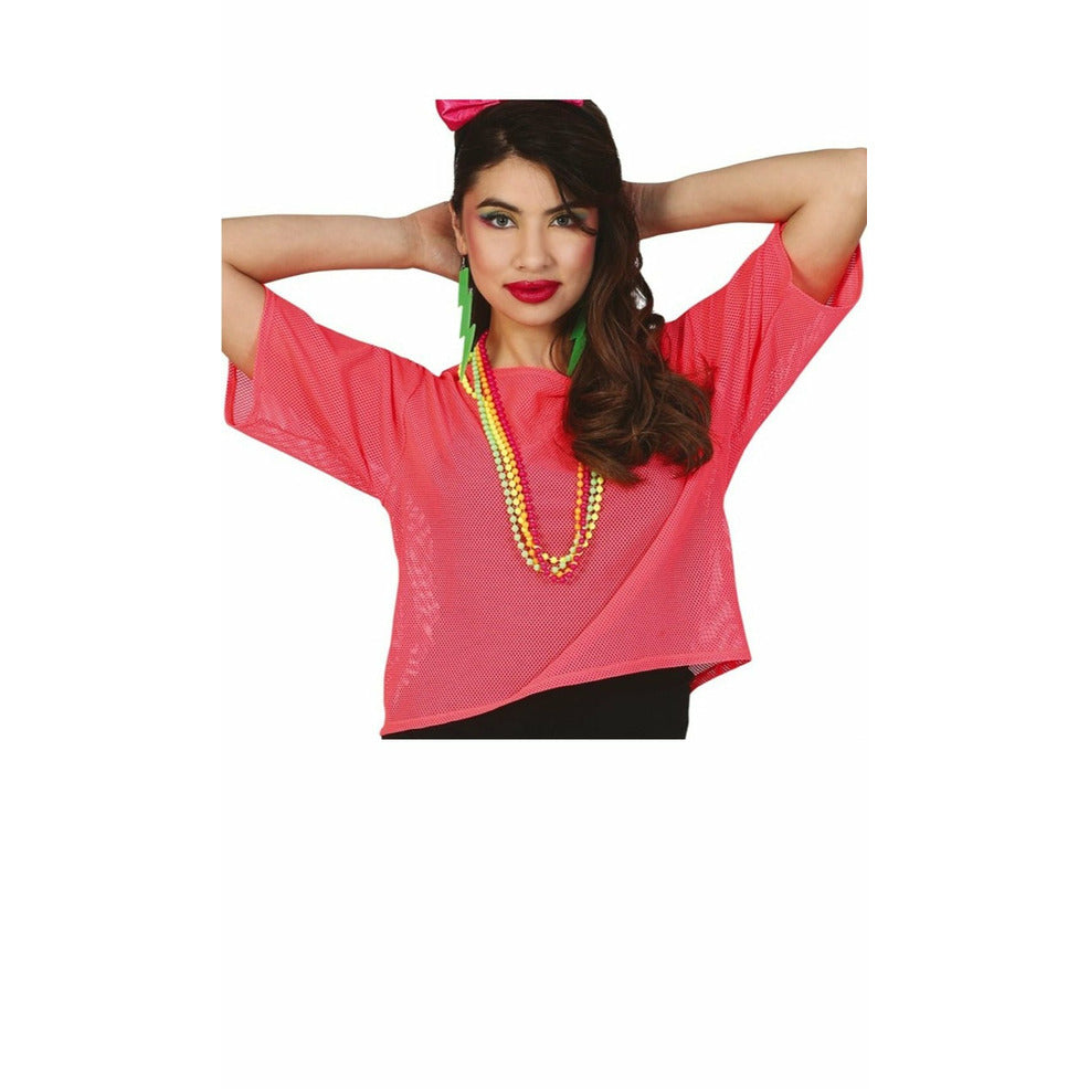 Camiseta de Red Rosa Neón | Don Disfraz
