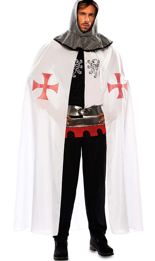 Cape de Chevalier Médiéval Blanc