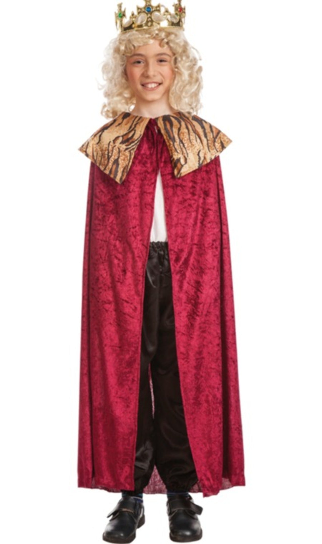 Cape de Roi Magicien Gaspard pour enfant