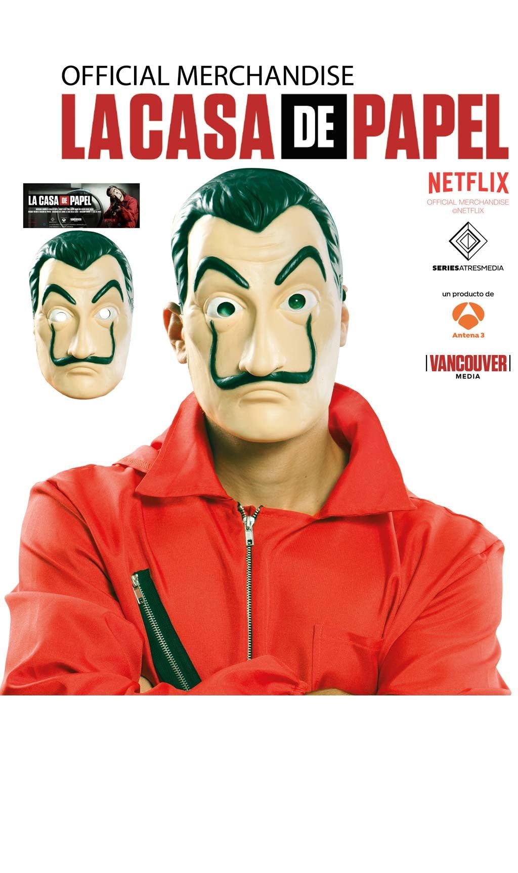 Masque en Latex de Voleur de La Casa de Papel™