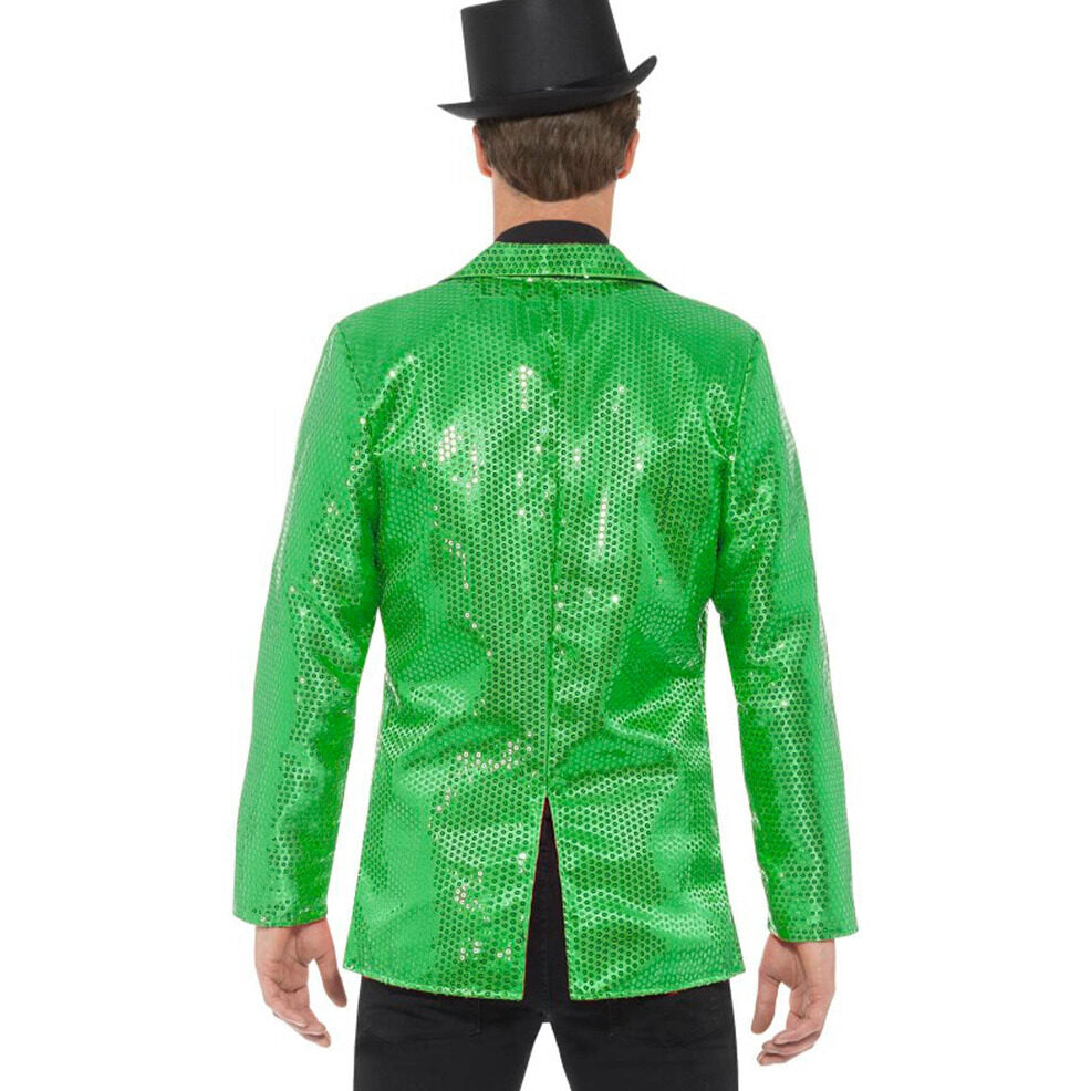 Chaqueta Lentejuelas Verde para hombre | Don Disfraz