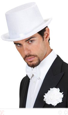 Chapeau Haut de Forme Blanc