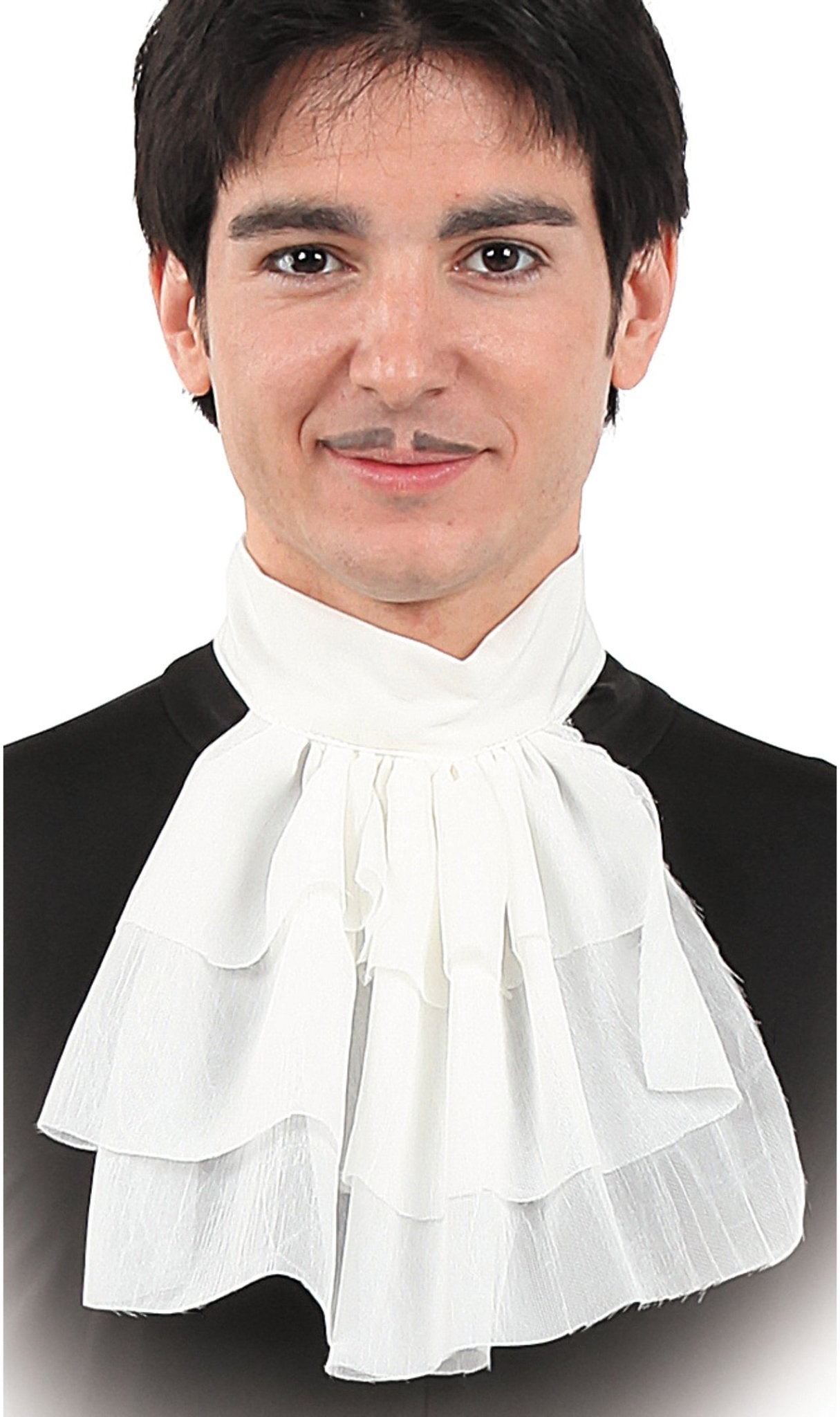 Jabot Blanc Volants