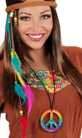 Collier Hippie Arc-en-ciel