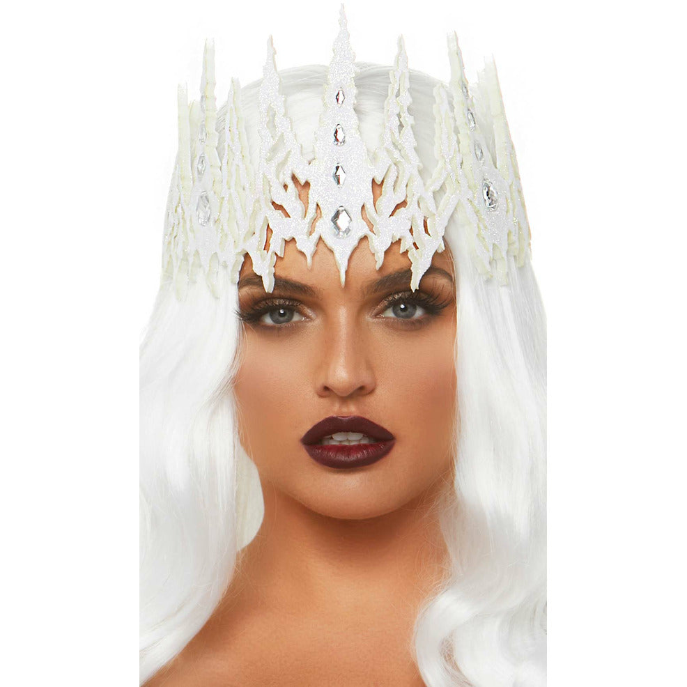 Corona Blanca Troquelada Deluxe | Don Disfraz