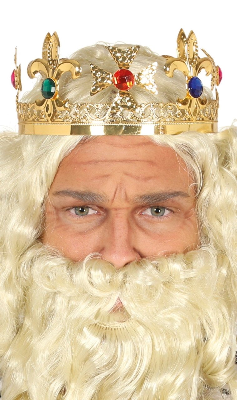 Couronne de Roi Doré Luxe