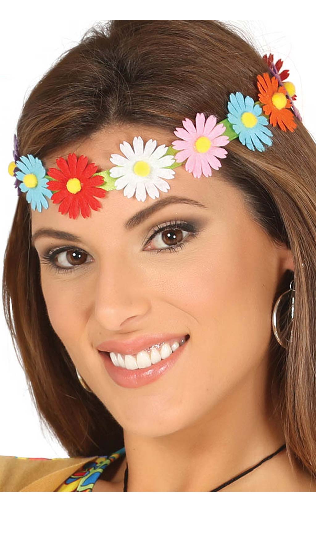 Couronne Marguerites Multicolore