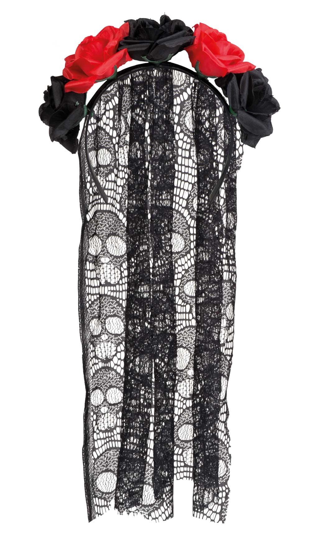 Serre-Tête Catrina Roses avec Voile