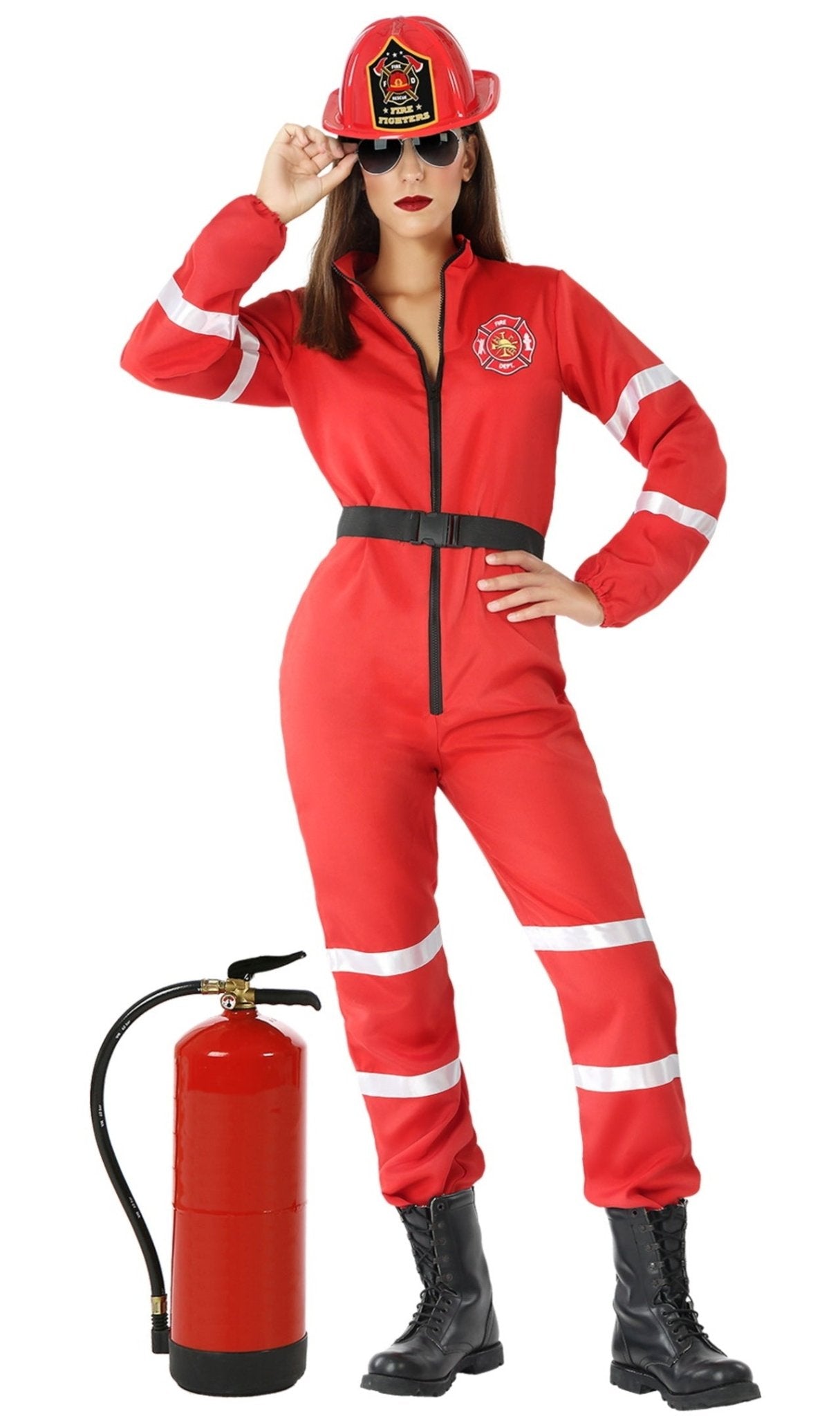 Disfraz de Bombera Uniforme para mujer I Don Disfraz
