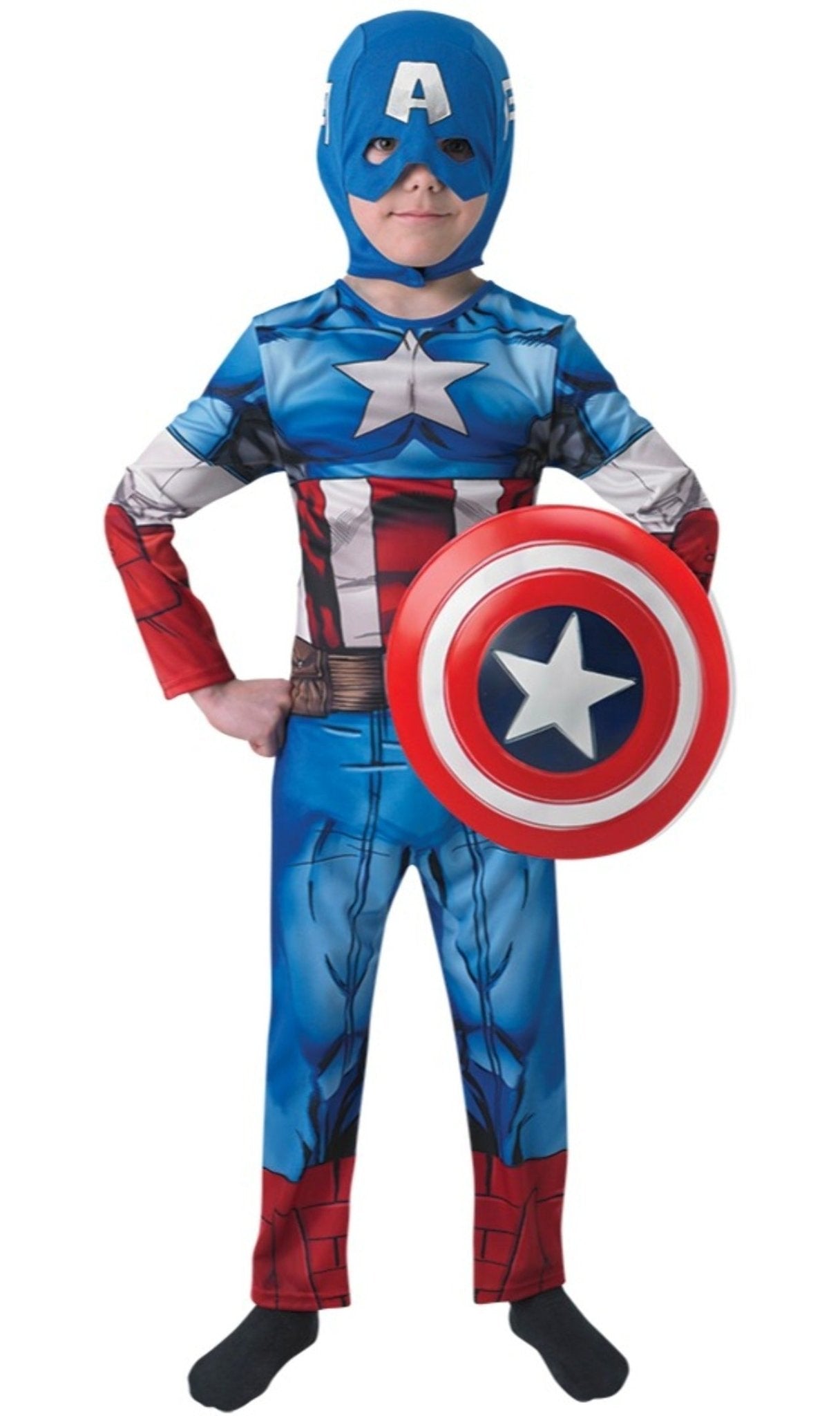 Déguisement de Captain America™ Buclier pour enfant