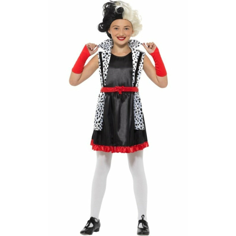 Disfraz de Cruella de Vil para niña | Don Disfraz