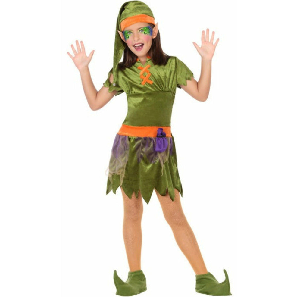 Disfraz de Duende del Bosque para niña | Don Disfraz