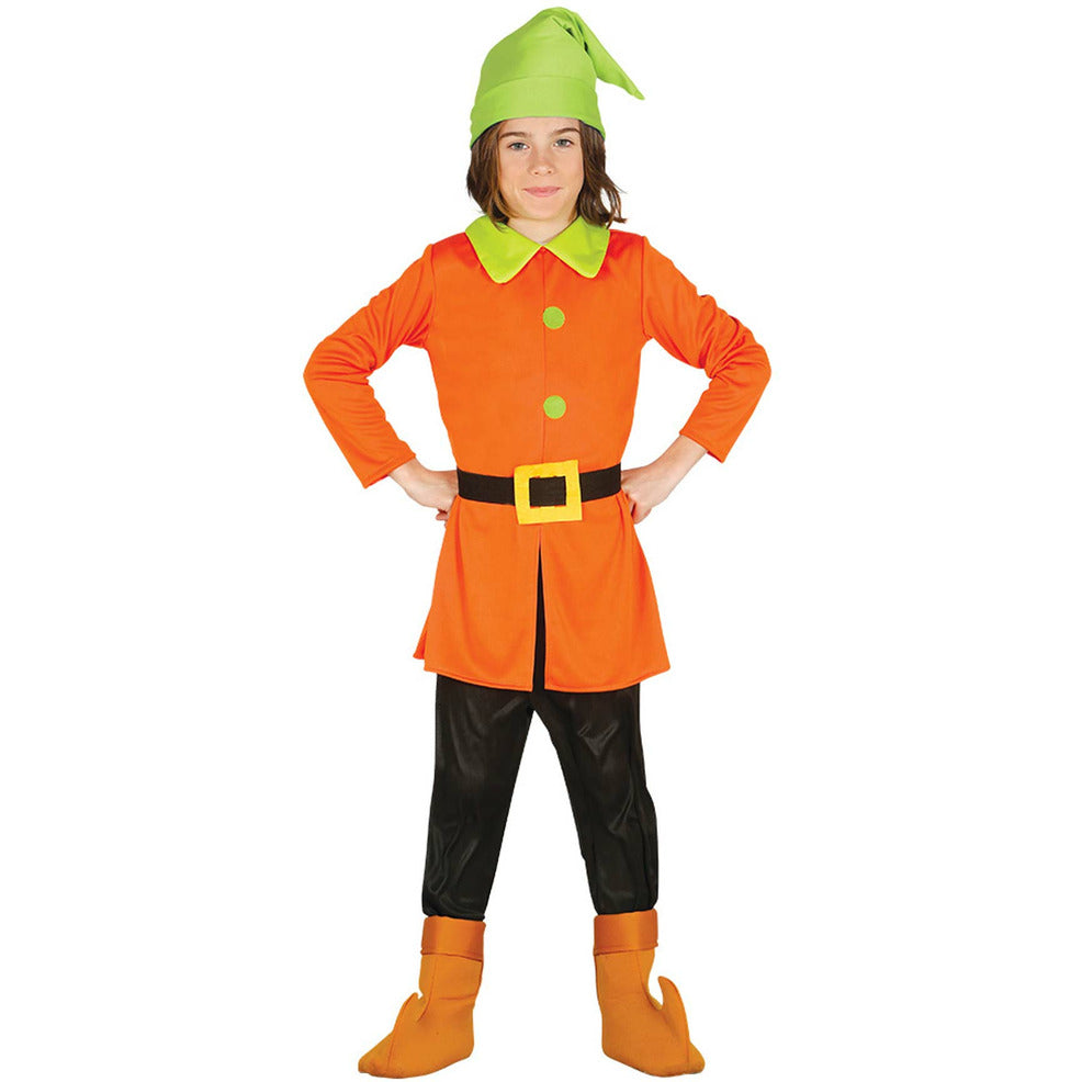 Disfraz de Enanito Naranja infantil | Don Disfraz