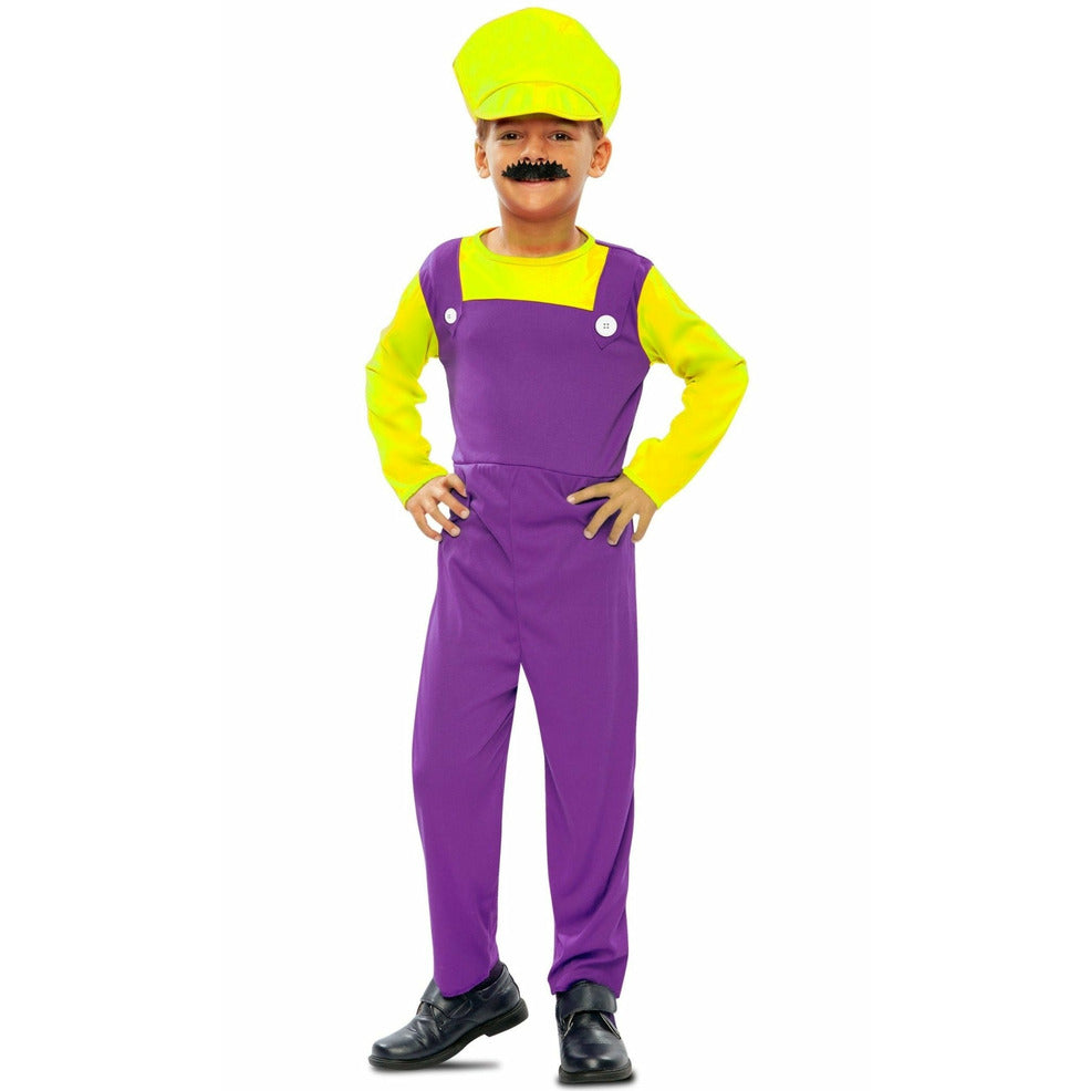 Disfraz de Fontanero Wario infantil | Don Disfraz