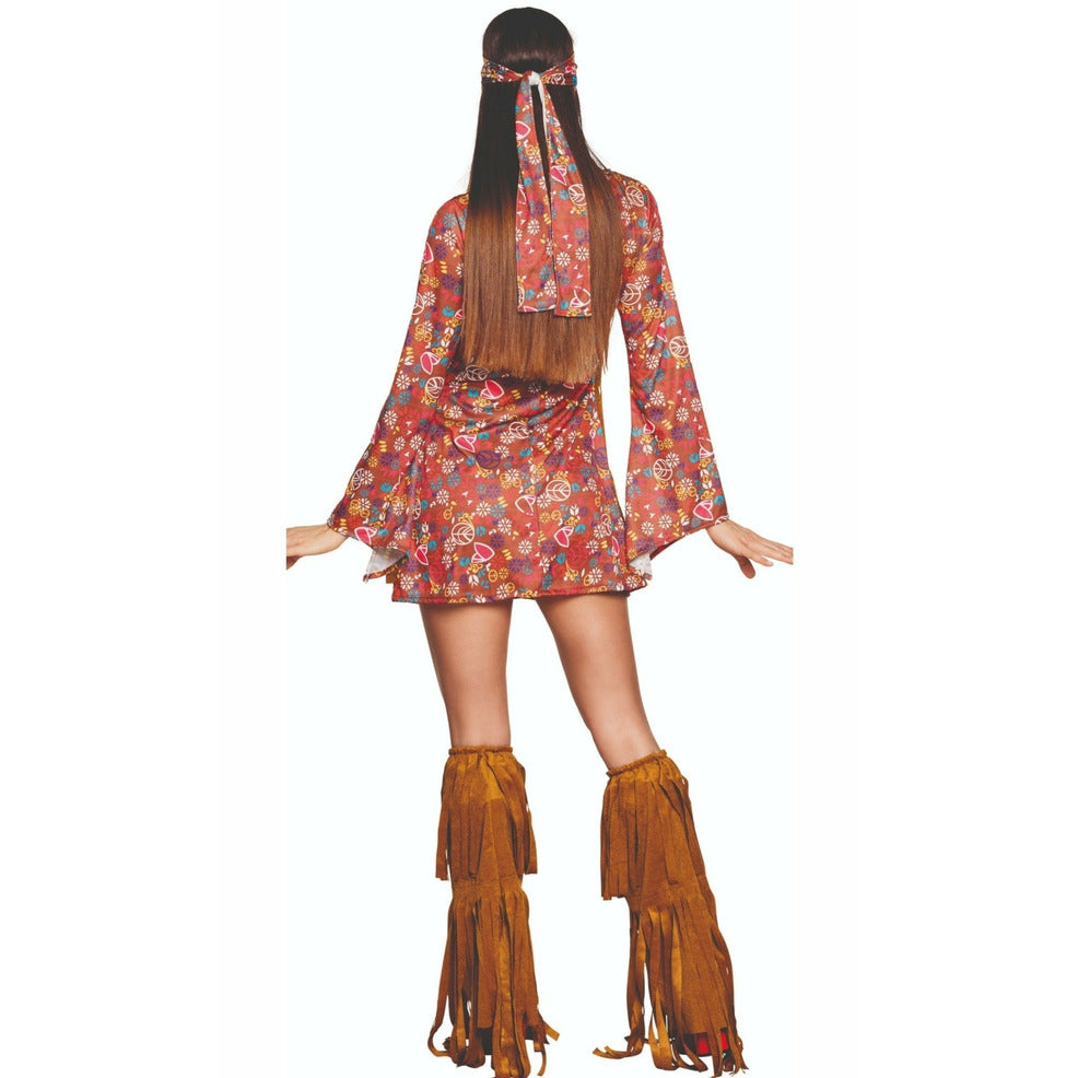 Disfraz de Hippie Yaiza para mujer | Don Disfraz