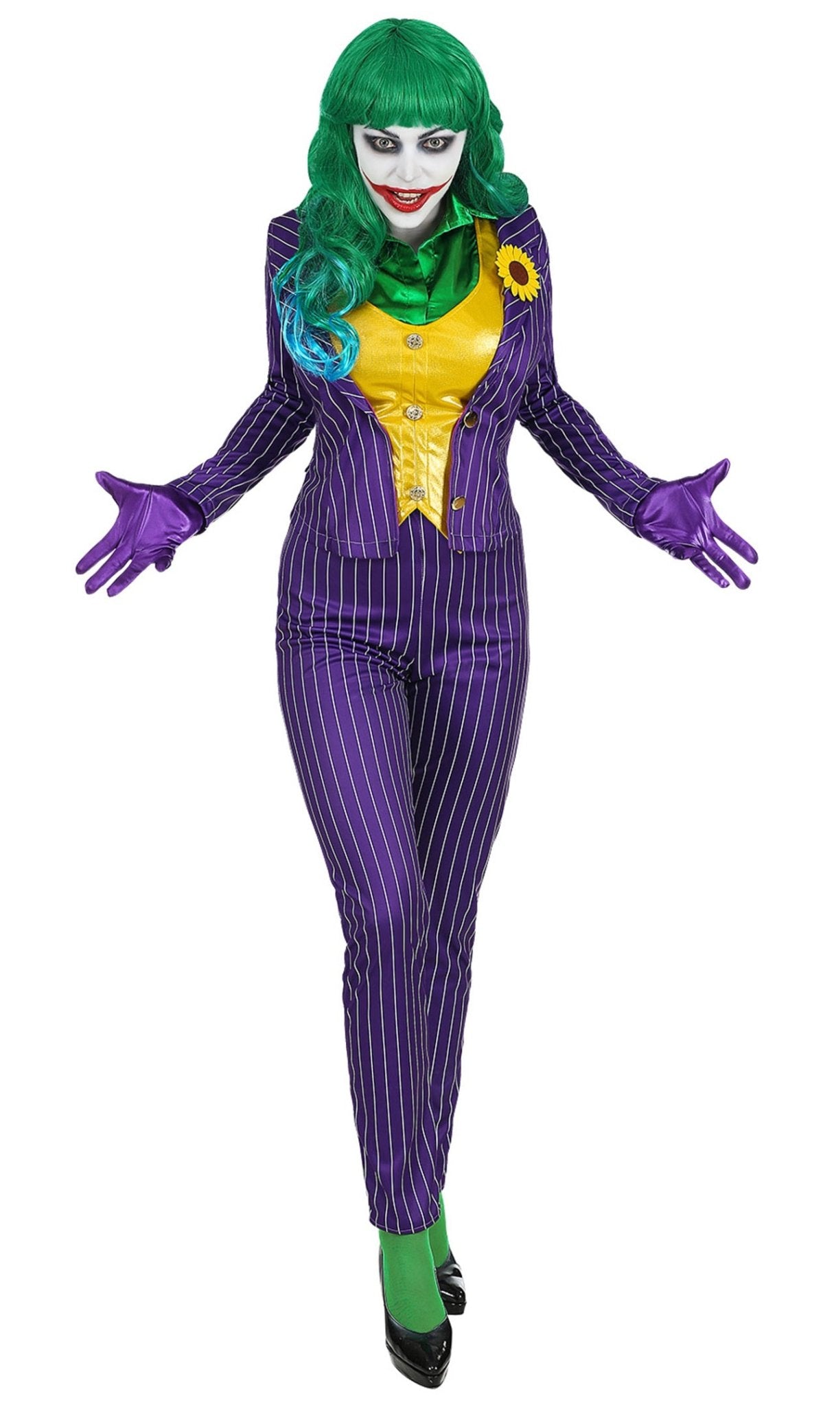 Déguisement XL de Joker Folle pour femme