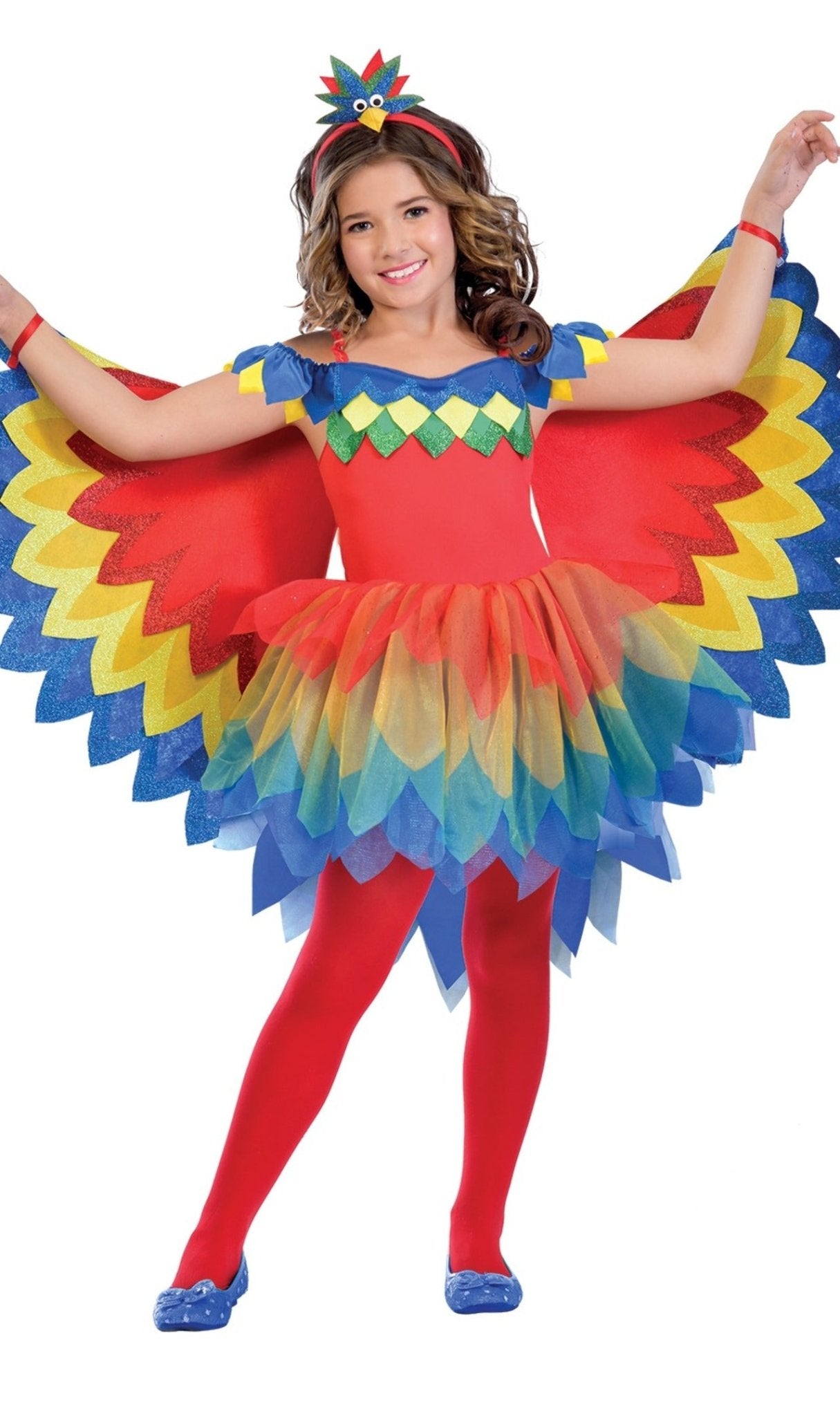 Disfraz de Loro Real para niña I Don Disfraz