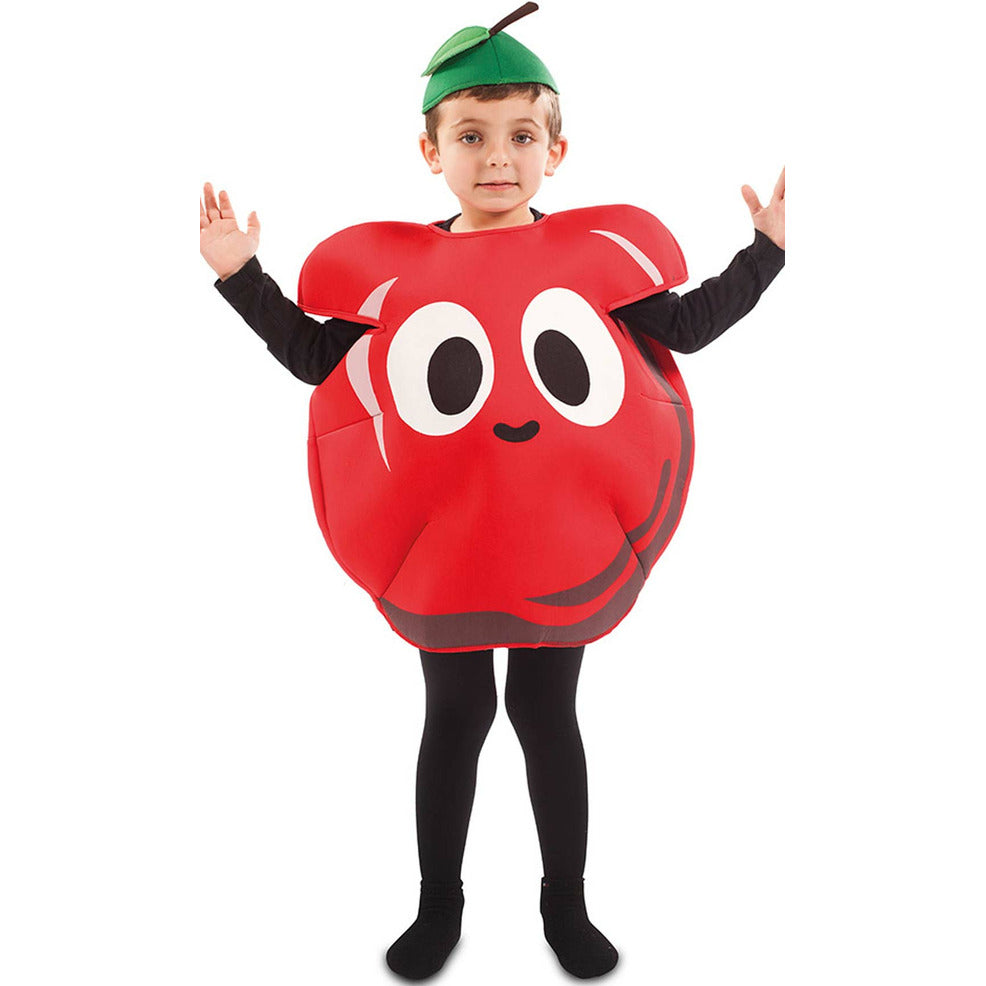 Disfraz de Manzana con Gorro infantil | Don Disfraz