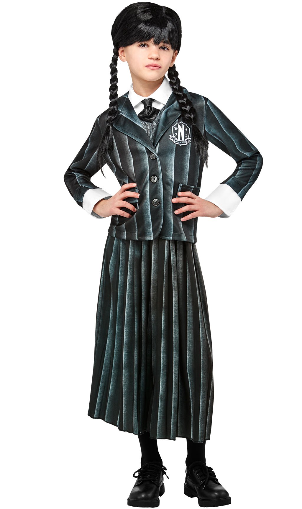Déguisement Mercredi™ Addams Robe de Bal Fille licence officielle
