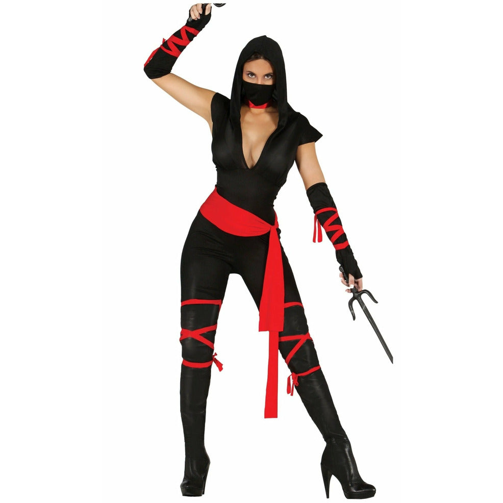 Disfraz de Ninja Negro para mujer | Don Disfraz