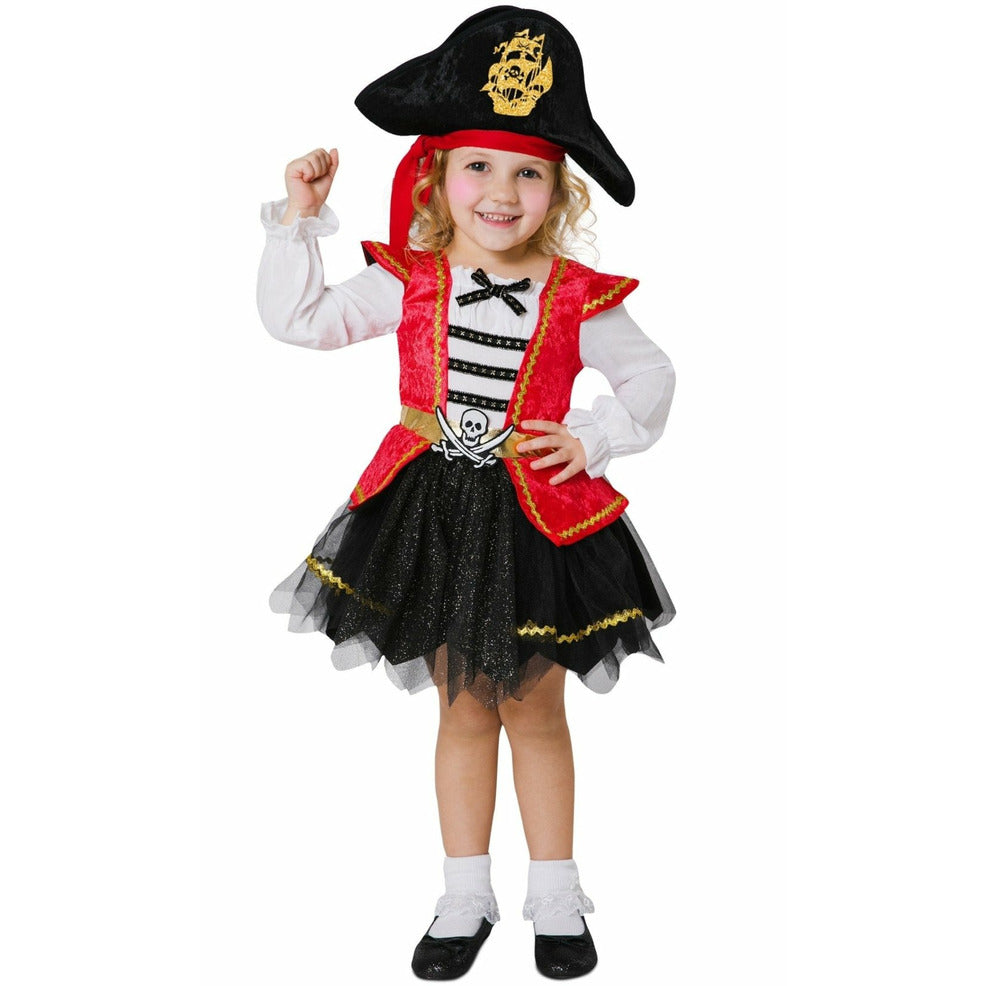 Disfraz de Pirata Caribeña para niña | Don Disfraz