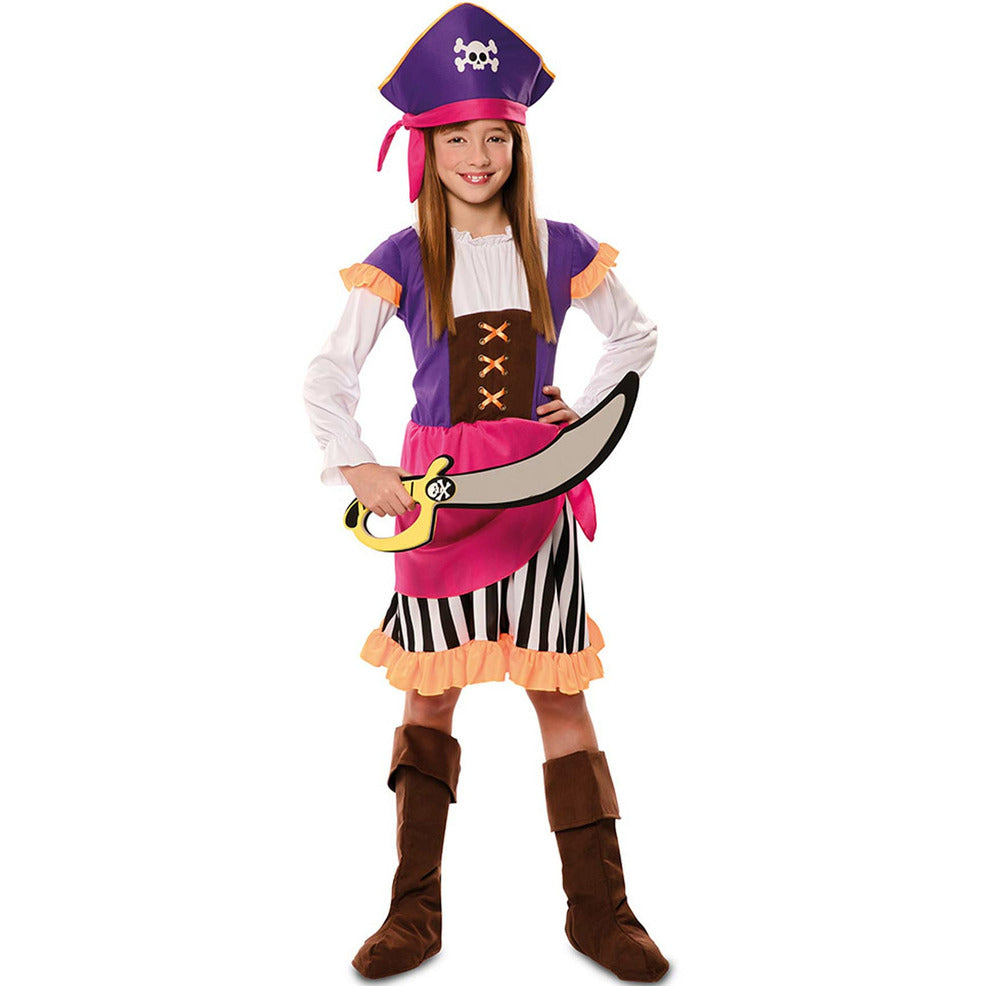 Disfraz de Pirata Viajera para niña | Don Disfraz