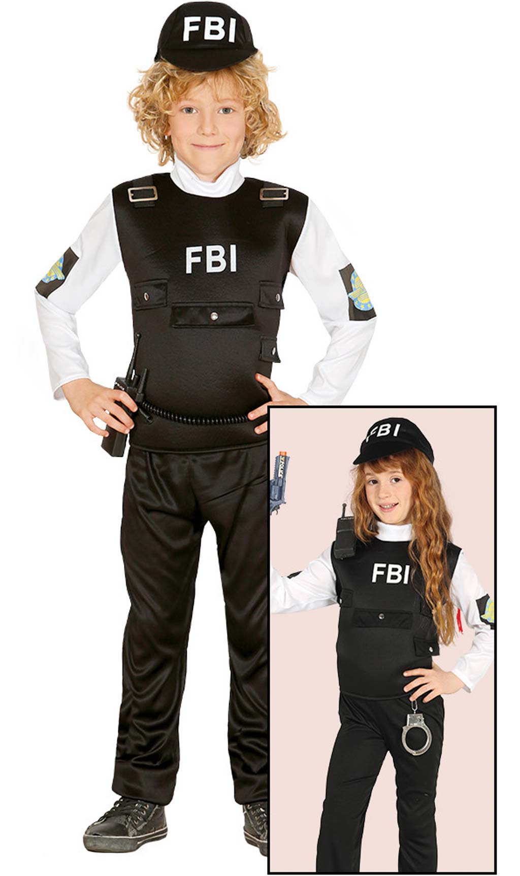 Déguisement Policier FBI enfant  Costumalia by Monsieur Deguisement