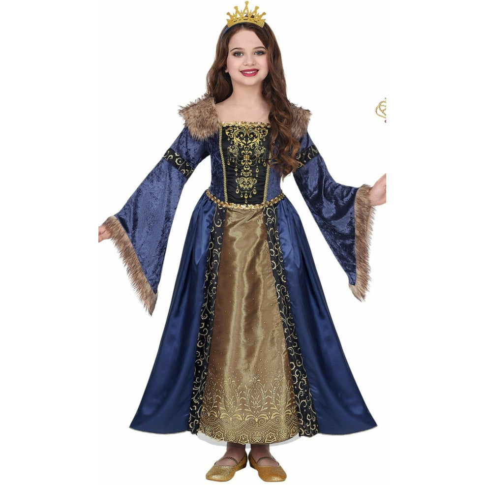 Disfraz de Reina Medieval Pelo para niña | Don Disfraz