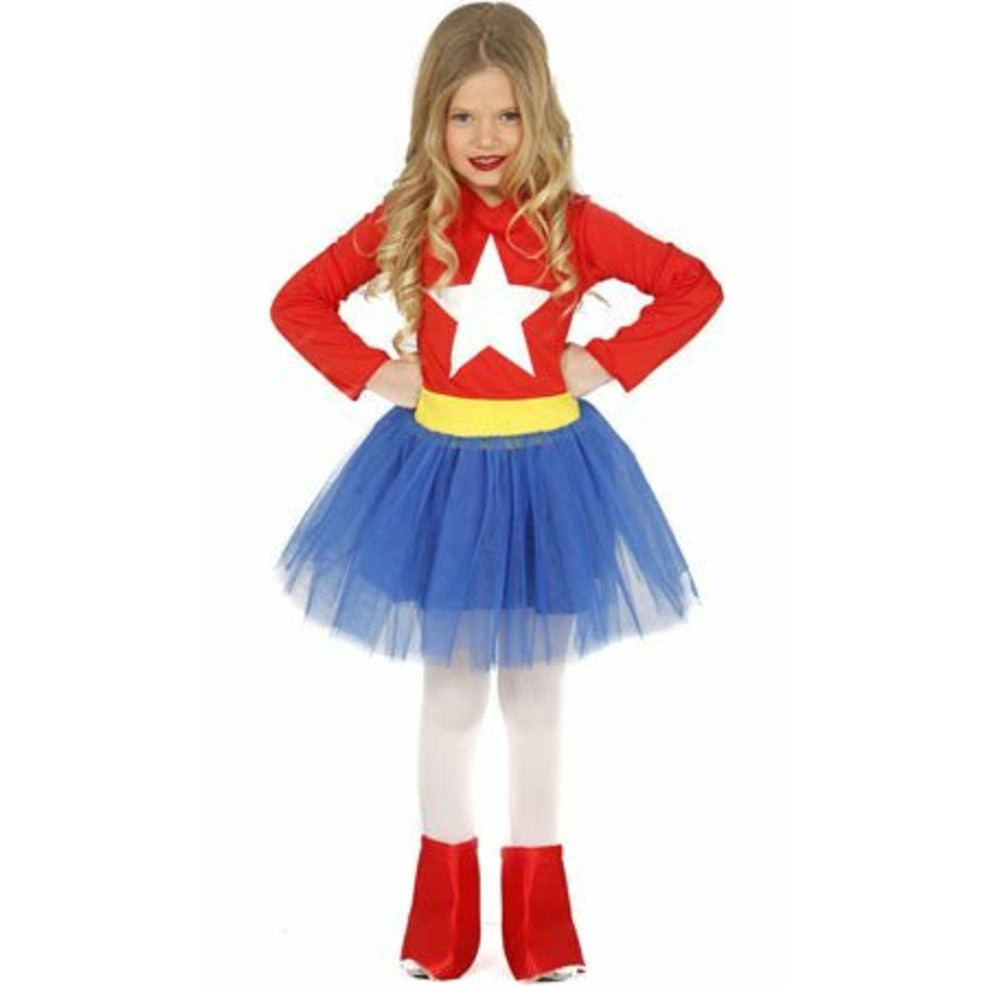 Disfraz de Superheroína Estrella para niña | Don Disfraz