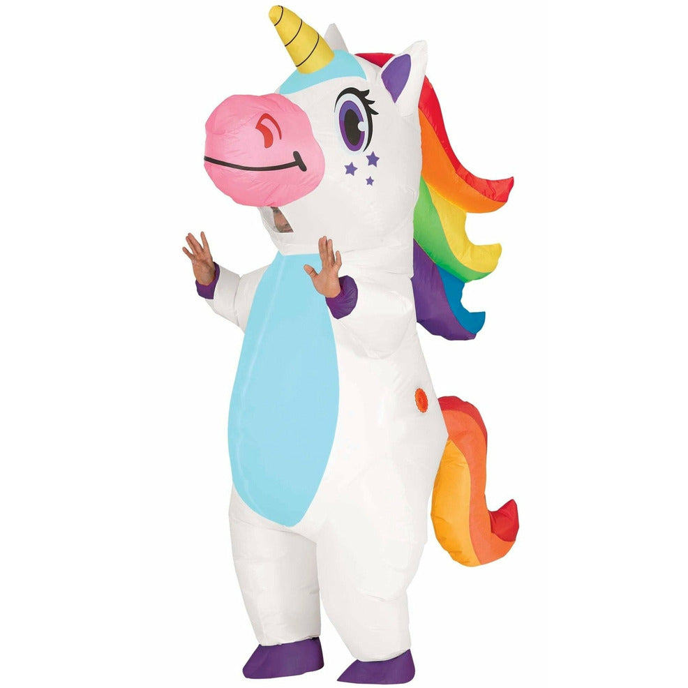 Disfraz de Unicornio Arcoíris Hinchable adulto | Don Disfraz