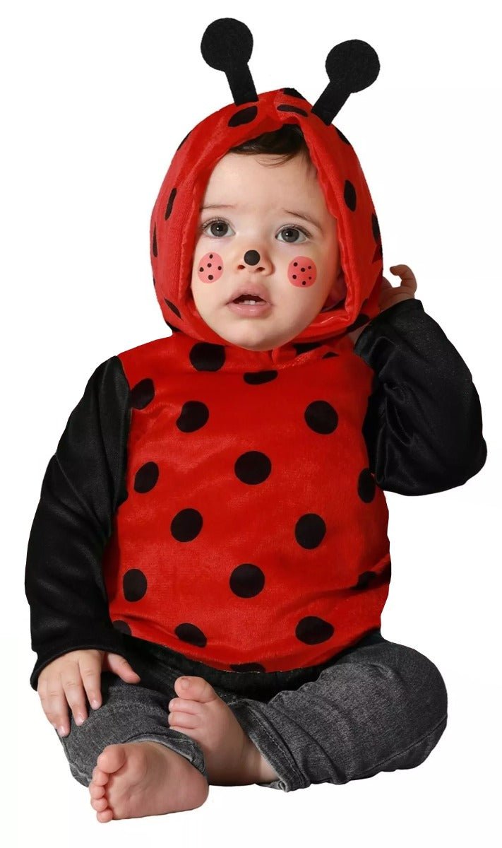 Acheter en ligne Déguisement coccinelle bicolore pour bébé