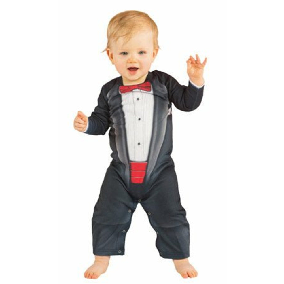 Bébé 3 pièces Costume de smoking à nœud papillon Bébé 3 pièces Costume de smoking à nœud papillon