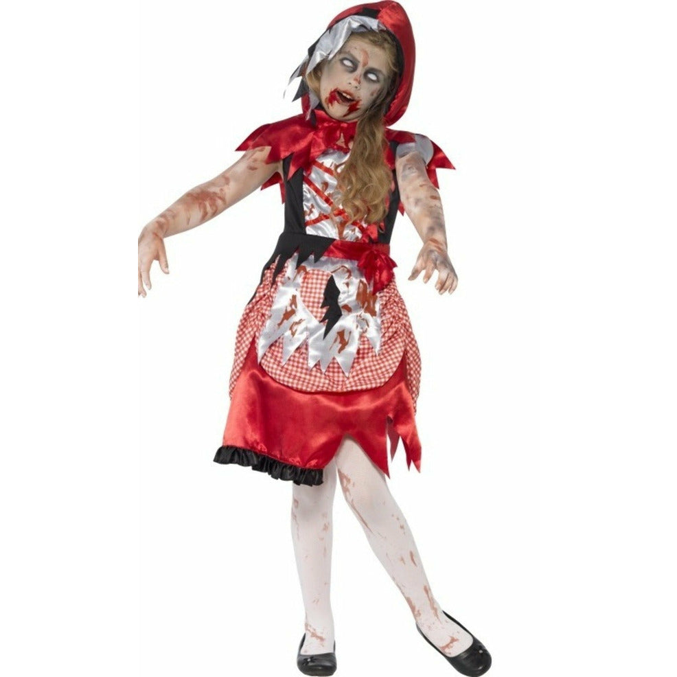 Disfraz Zombie de Caperucita para niña | Don Disfraz