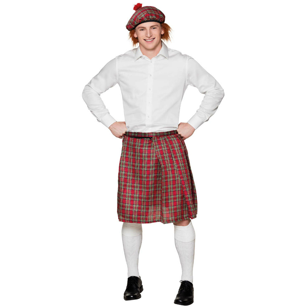 Falda Escocesa Roja | Don Disfraz