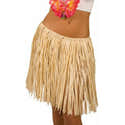 Jupe Hawaïenne Smiffys - Taille Unique, Fermeture Velcro, Ceinture Réglable, Couleur Naturelle - 4
