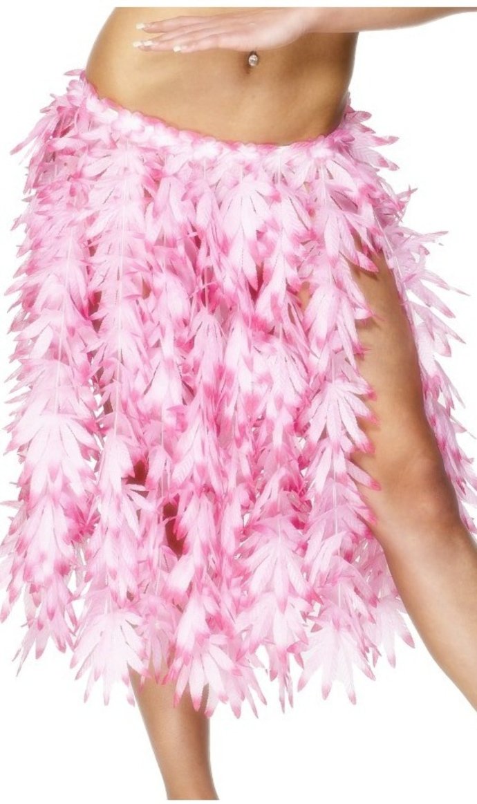 Jupe Hawaïenne Rose Luxe