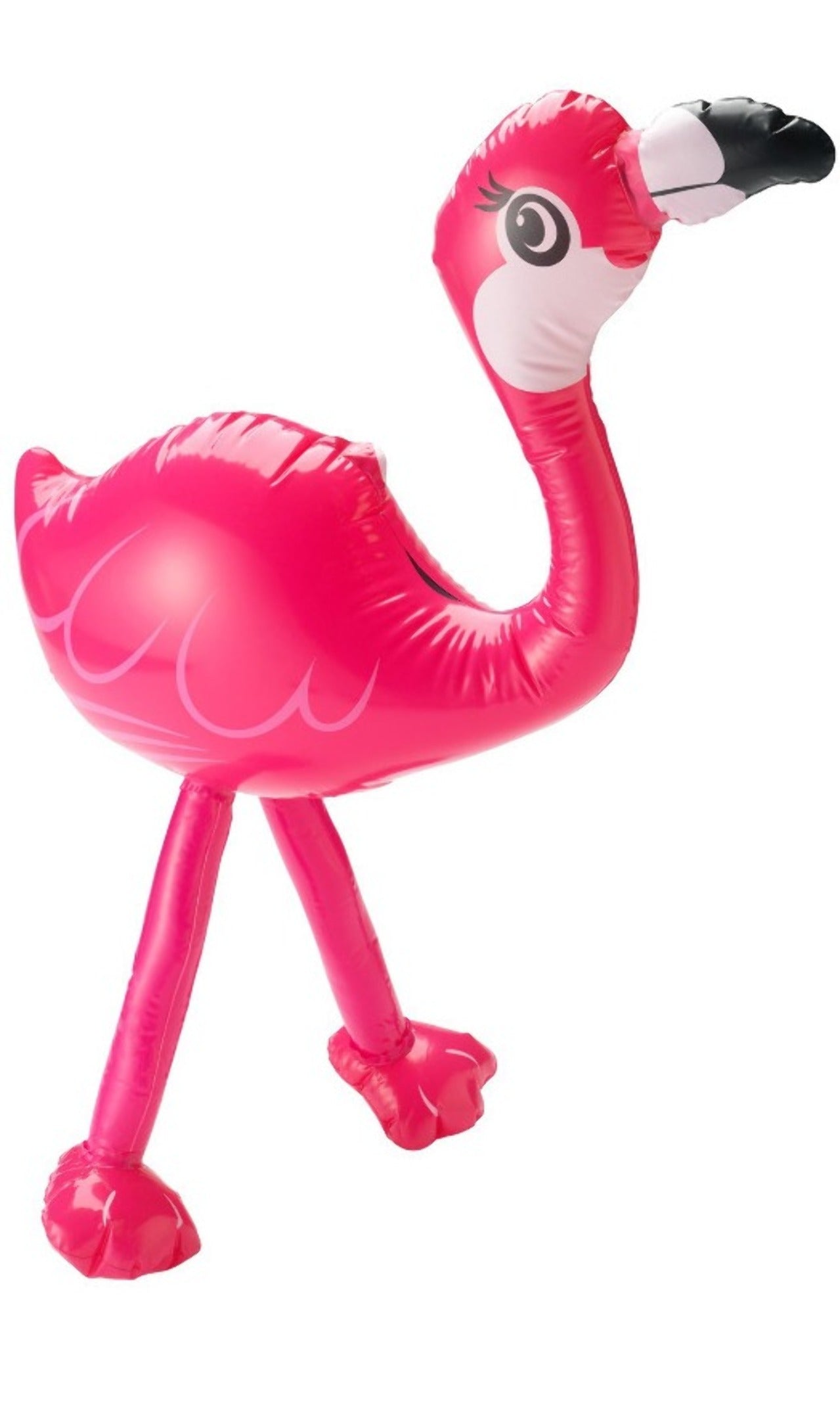 Flamant rose gonflable