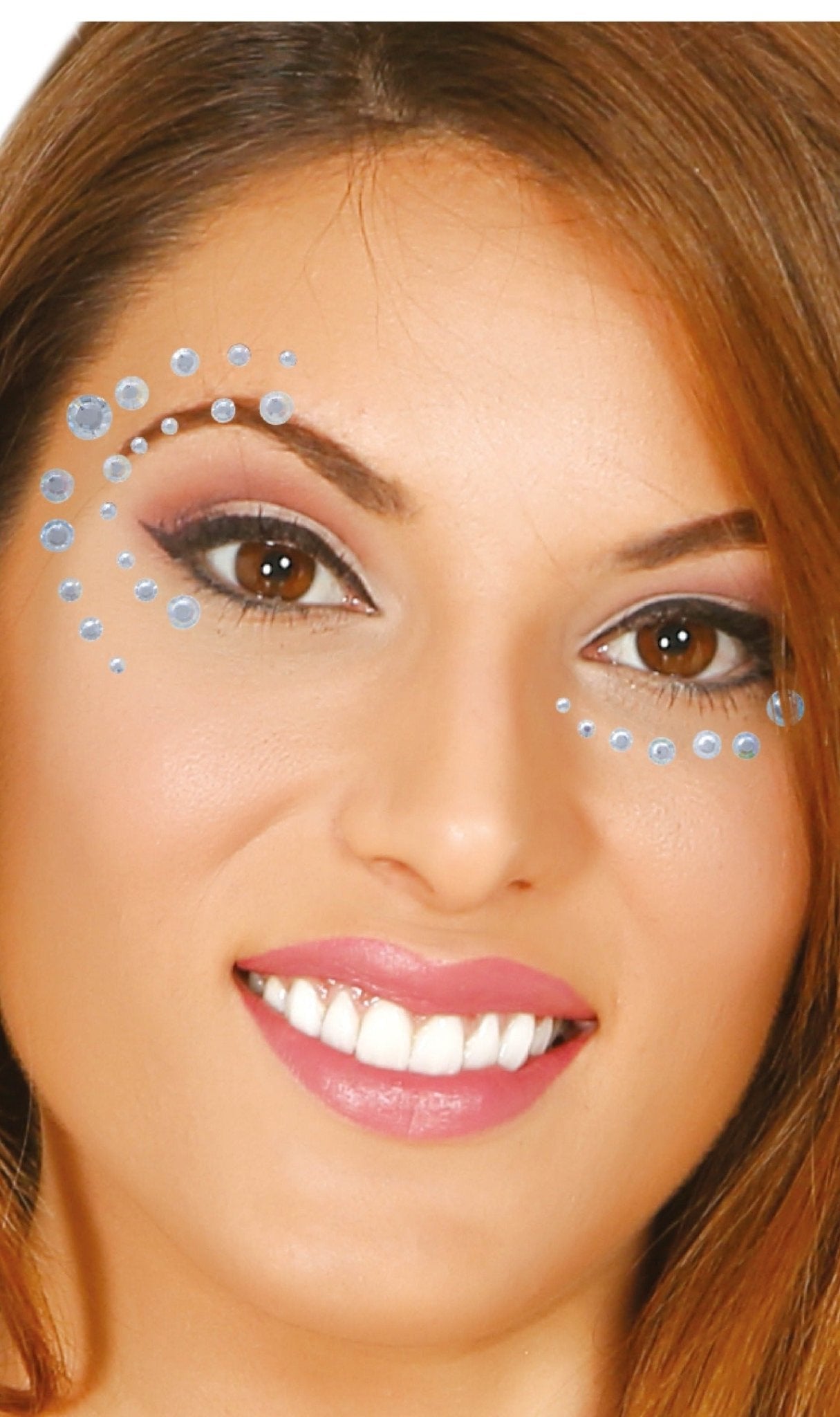 Strass pour Visage en Argent