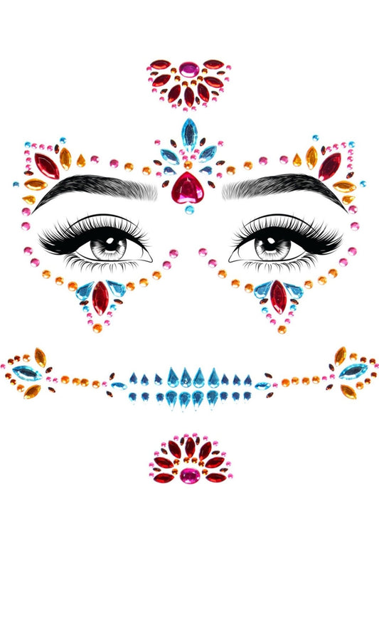 Strass pour Visage Dia de Los Muertos Luxe