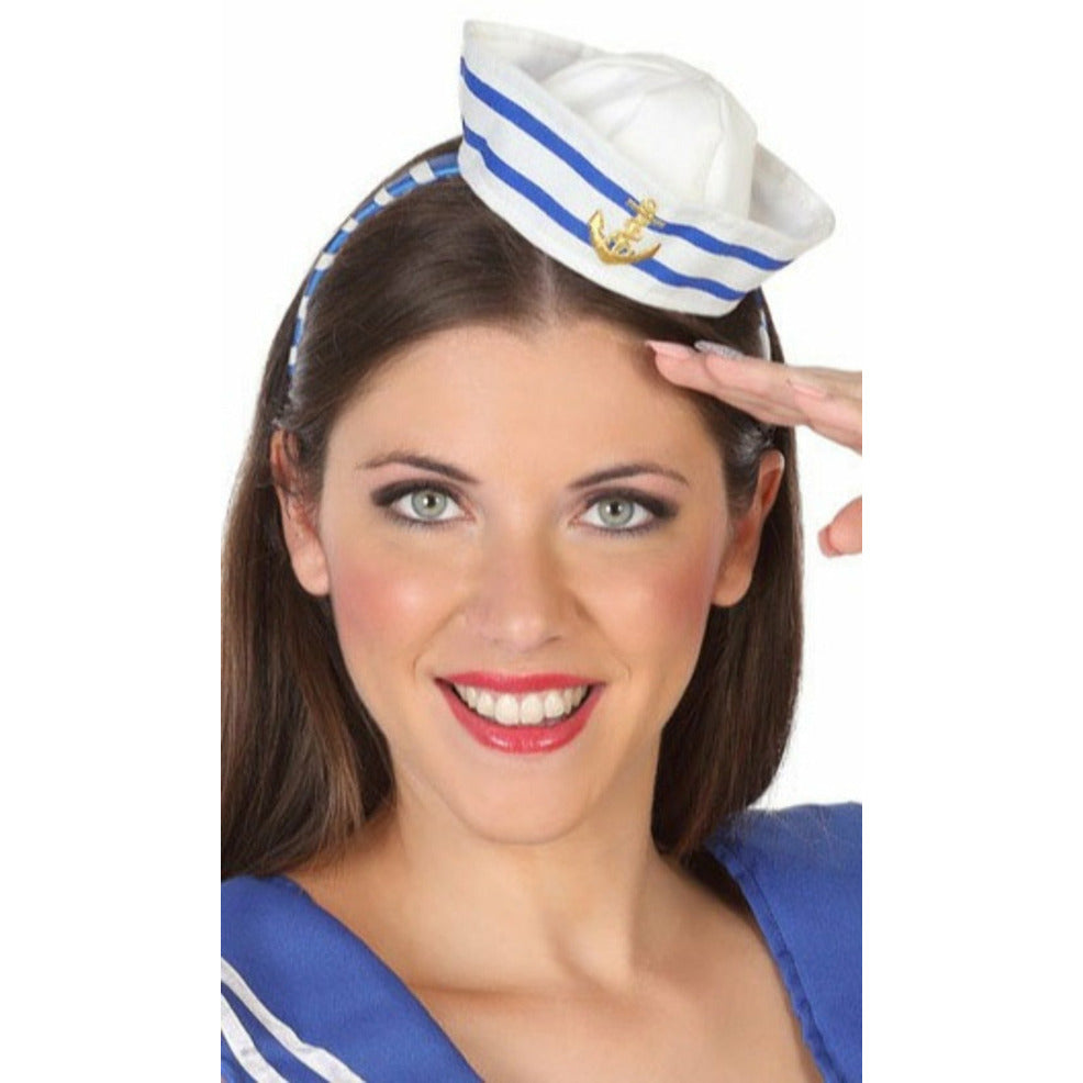 Gorra Chic Marinera con Ancla | Don Disfraz