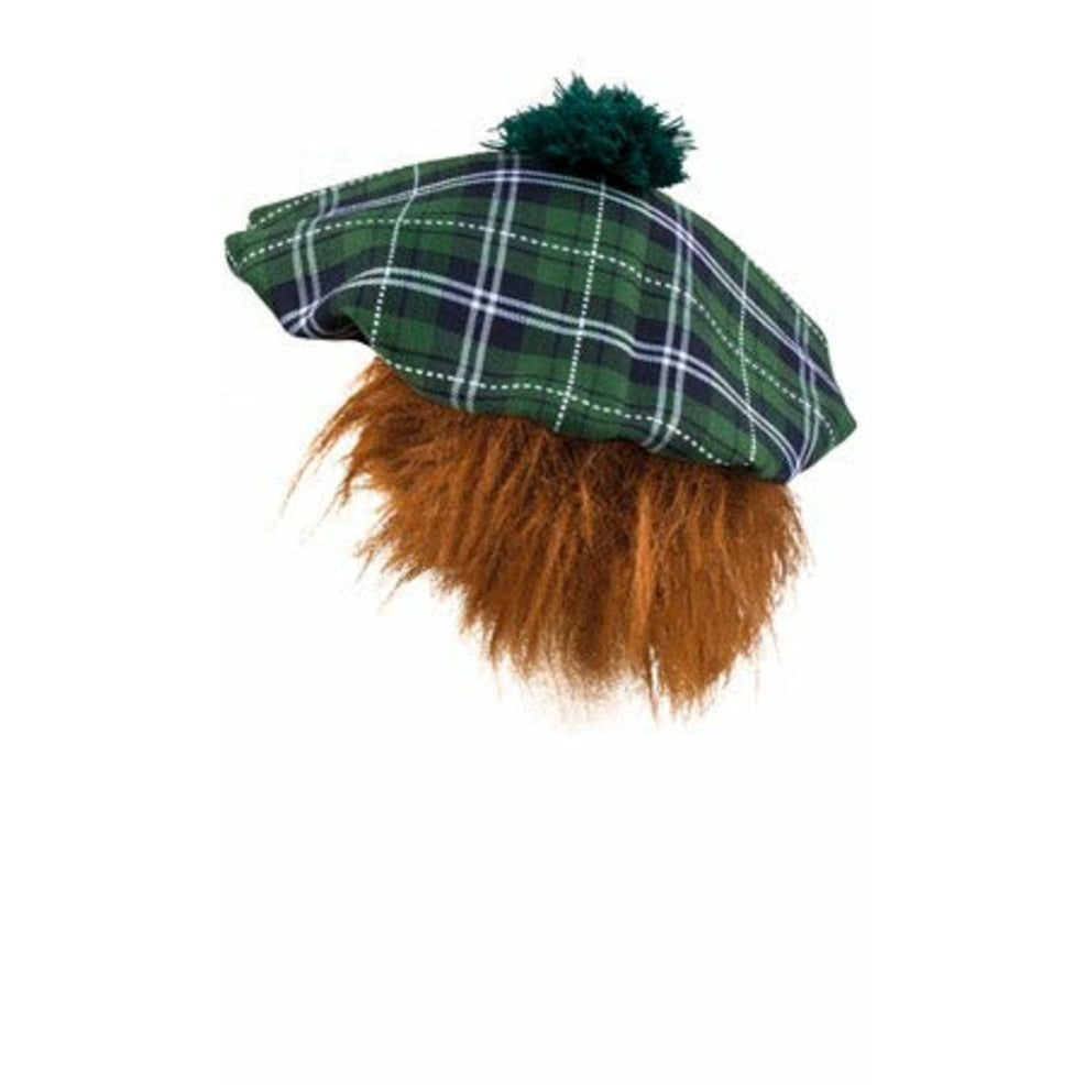 Gorra Escocés Verde con Pelo | Don Disfraz