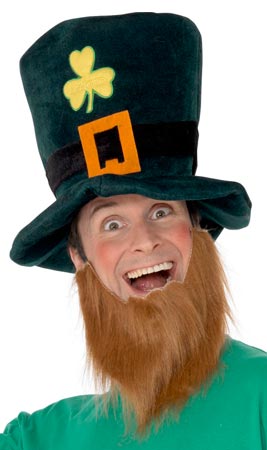 Chapeau Haut de Forme Saint Patrick Trèfle