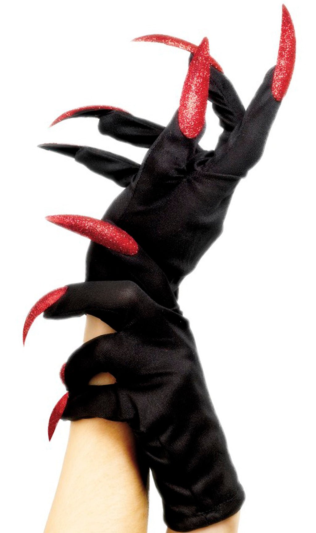 Gants avec faux ongles