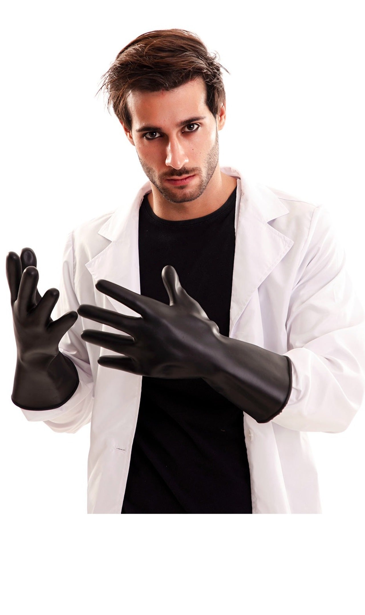 Gants en pvc noir