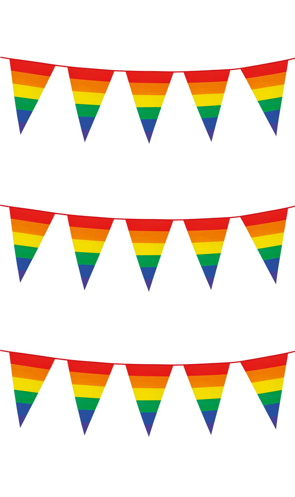 Guirlande Arc-en-Ciel à Rayures