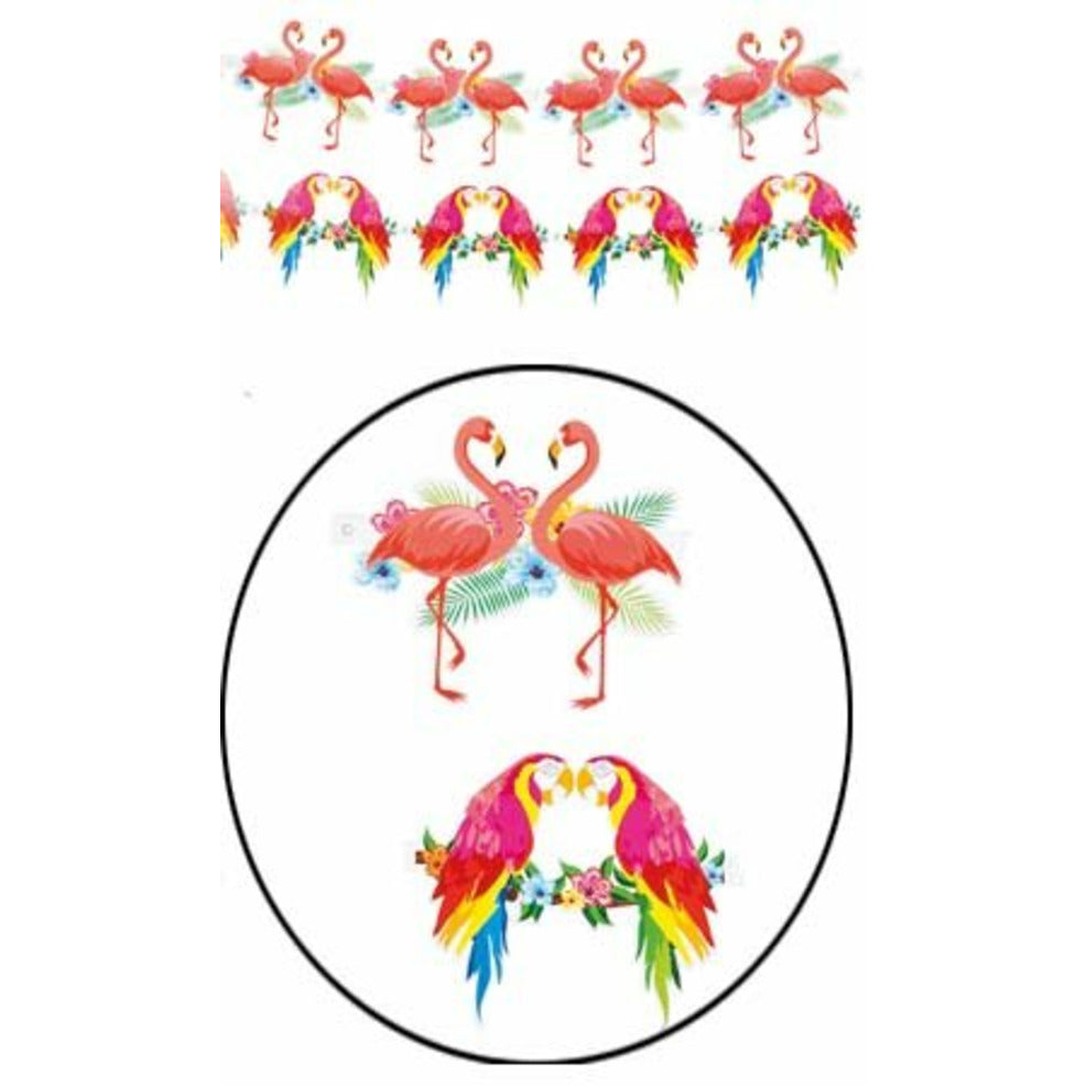 Set 2 Guirnaldas Pájaros Hawai | Don Disfraz