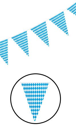 Guirlande Oktoberfest Triangles