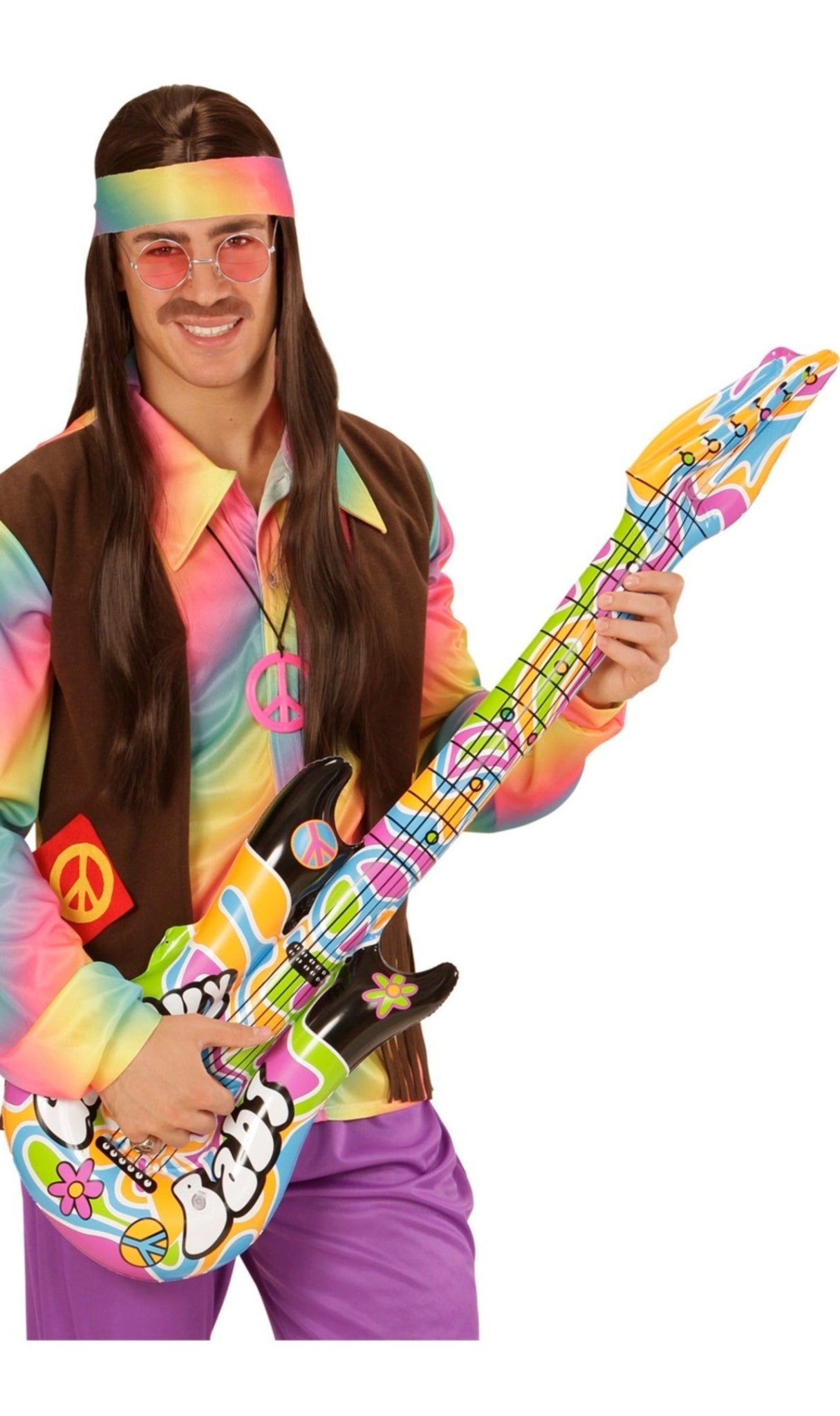 Guitare Hippie Couleurs Gonflable