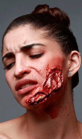 Blessure Joue Latex