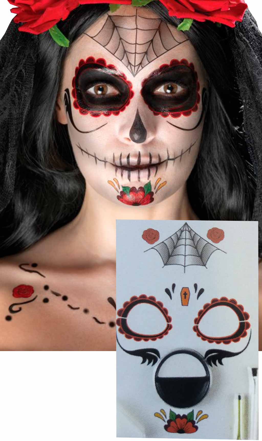 Kit de Maquillage de Dia de Los Muertos